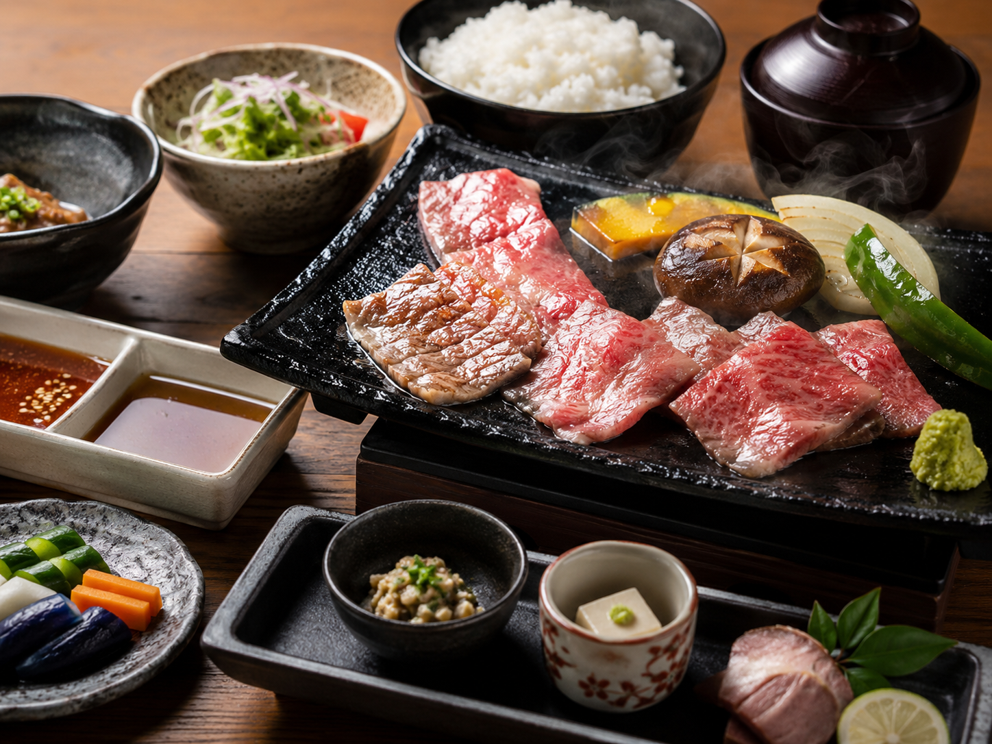 日田黑毛和牛燒肉極上御膳